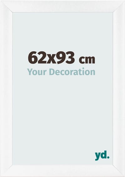 Your Decoration - Fotolijst 62x93 cm - MDF - Wit Mat - Pisa