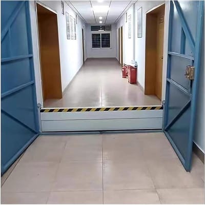 Waterkering voor garage en deuropening - aluminium drempel anti-overstromingsmuur, tijdelijke verwijderbare dammen, hoogte 20 cm, lengte 110 cm, waterbescherming voor opritten en ingangen