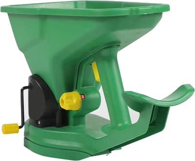 Tuinstrooier - Zaadstrooier Meststrooier - Gazon Onderhoud - Vijfvoudig Verstelbaar - 15 liter - Groen