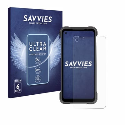 Savvies - Screenprotector voor Doogee S97 Pro - Folie Beschermfolie transparant 6 Stuks