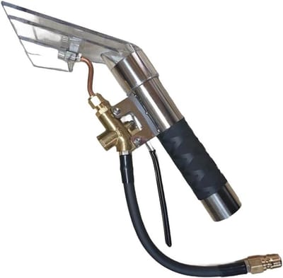 Hoge Temperatuur Stoomreiniger - Meubelreiniger Stofzuiger - Diepe Reiniging - Water Absorptie - 34 cm Pakket - Zwart Zilver