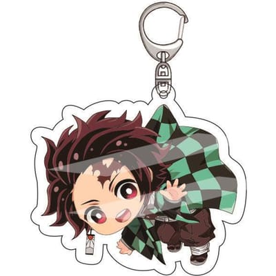 Demon Slayer Kimetsu no Yaiba Accessoires Série de Charms Bijoux Créatifs Accessoires Charme de Collier Hashira Tanjiro Nezuko 5.5CM