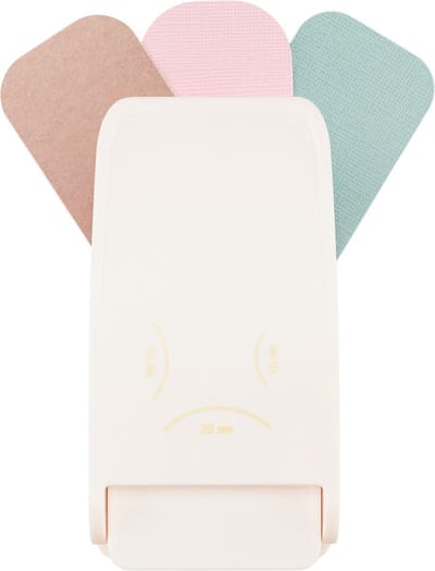 Vaessen Creative Pons - 3 in 1 Heavy Duty Hoekpons - 10, 15 en 20 mm - Ivoor