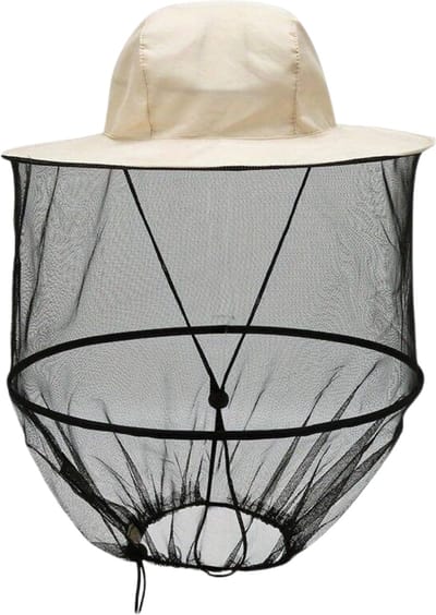 Livano Zonnehoed - Reishoed - UV Beschermende Hoed - Pet - Muggenhoed - Hoedje Voor Dames & Heren - Hoofdbescherming - Gezichtsmasker - Beige