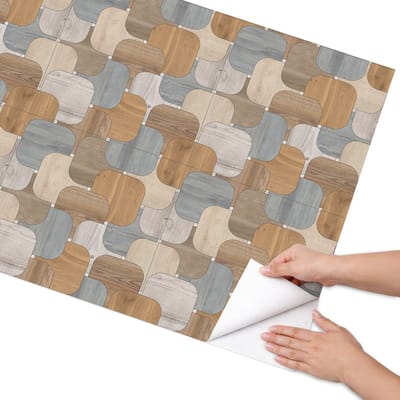 Coloray Meubel Wrap Folie - Bruin Meubelfolie - 75x150 cm - Meubel Wrap Folie Houten patronen - Plakfolie Meubels - Scandinavisch Meubelfolie - Decoratiefolie Zelfklevend - Slaapkamer decoratie - Achtergronden en patronen