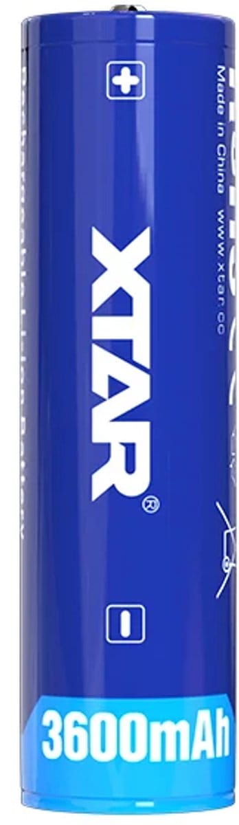 18650 Li-ion Oplaadbare Batterij – 3,6V 3600mAh – Met Beschermingscircuit