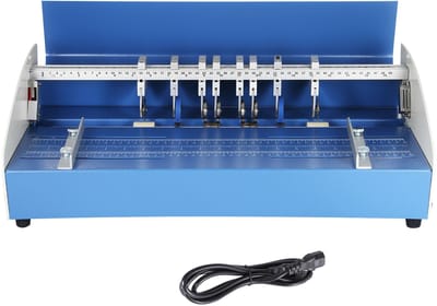 Elektrische Rilmes, 20,5" 520 mm, 3-In-1 Krachtige Papierrilmes voor Rillen, Perforeren en Snijden, Metalen Constructie