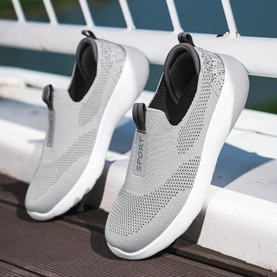 mesh sneakers ademende schoenen voor heren casual sportschoenen comfortabele wandelschoenen eenvoudige schoenen voor heren 39 white