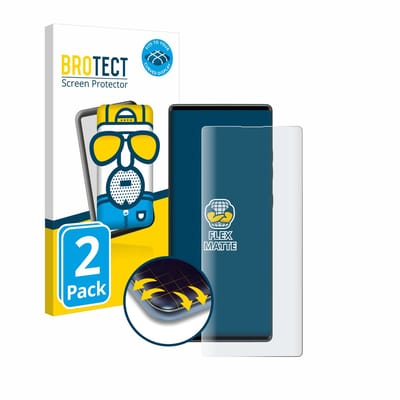 BROTECT - Screenprotector voor LG Wing - Folie Beschermfolie matte volledig dekking 2 Stuks