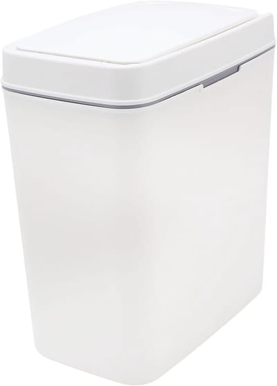 Contactloze Sensor Afvalbak 15L - Waterdichte Slimme Prullenbak voor Badkamer, Keuken en Woonkamer - Intelligent Afvalbeheer