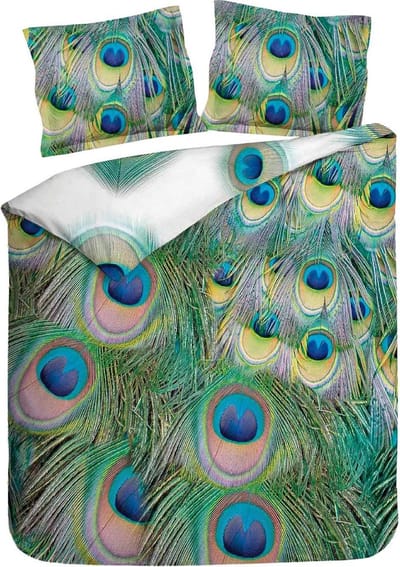 Heckett Lane - Kari - Green - 240x200/220cm - Dekbedovertrek