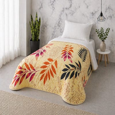 Luxe Bedsprei - Zomerdeken - Deken - Boutis - 180 x 240 cm - 1 persoon - Gematlasseerd - Azileaf