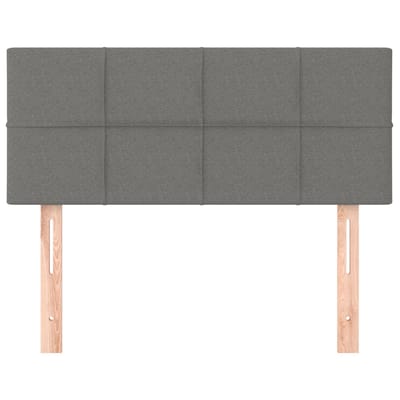 vidaXL - Hoofdbord - 80x5x78/88 - cm - stof - donkergrijs