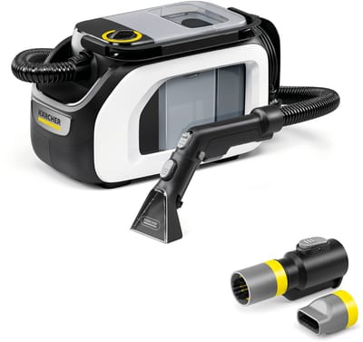 Kärcher SE 3 Compact Home Floor SHOE - Incl. Shoe!Cleaner - Sproei-extractie - 500 W - 1,7 / 2,9 liter - XXL mondstuk - Bekledingszuigmond - Spleetmondstuk - Reinigingsmiddel