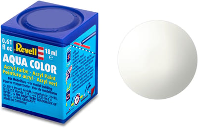 Revell Hobbyverf Acrylverf - Aqua #4 White - Gloss - RAL9010 - Acryl - Verf potje - 18 ml