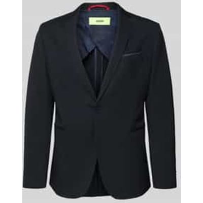 Slim fit 2-knoops colbert met paspelzakken model 'Data'