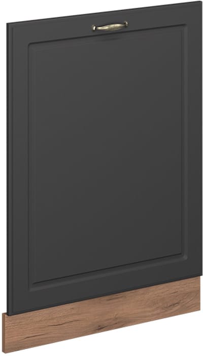 Vicco Fame-Line Vaatwasserfrontpaneel – 60 cm zonder werkblad Anthrazit-Gold Landhaus