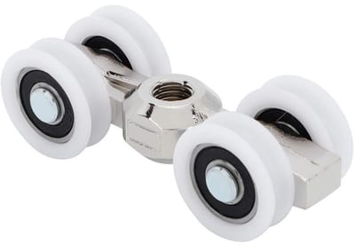 Dailygoods - Dailygoody - Schuifdeur Lagers - 4 Wielen Duurzame en Sterke Rijdende Wielen voor Meubels - Hoogwaardige Kwaliteit - Makkelijk te Monteren - Voor