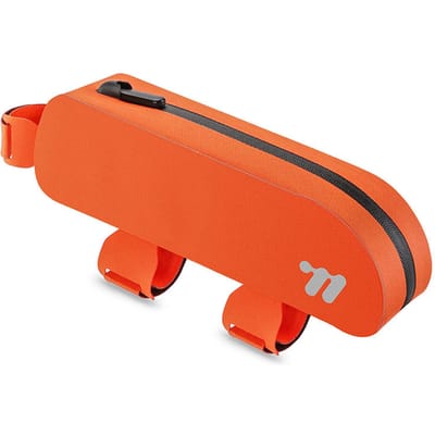 Sacoche de Cadre de Montagne Sacoche de Cadre de Vélo de Route Design Coupe-Vent Résistant à l'Eau Ajustement Sécurisé 90g orange