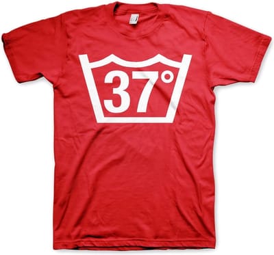 Hybris 37 Celcius Tee T-shirt Rood