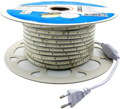 Recupereerbare 50M 220V dubbele rij 20cm IP65 2835 120LED/m LED-strip - Wit licht - Overig - Wit Neutre 4000K - 5500K - SILUMEN
