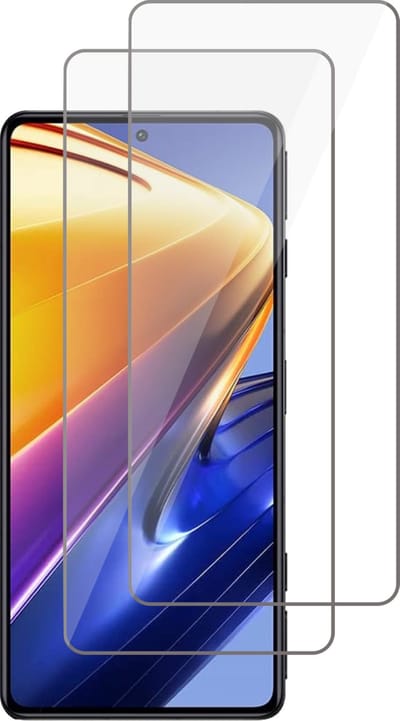 Screenprotector geschikt voor Xiaomi Poco F4 - Gehard Glas Beschermglas Tempered Glass Screen Protector - 2 Stuks