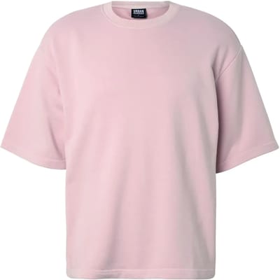 Urban Classics - Heavy Washed Boxy Heren Tshirt - XL - Roze