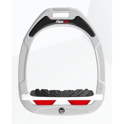 Ultra Grip Inkliniert Steun wit/wit/rood Flex-On Green Composite