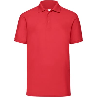 Fruit of the Loom Heren 65/35 Poloshirt (Rood)