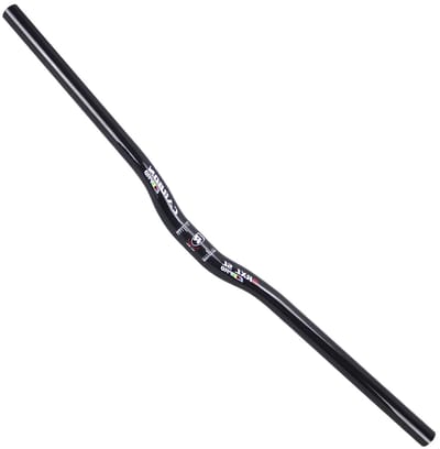 Carbon riser stuur 25.4 mm - 700 mm mountainbike stuur in zwart 3K glanzend, lichtgewicht en duurzaam
