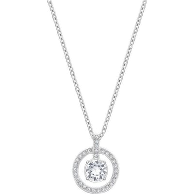 Swarovski Lavendel Rhodium vergulde Kettingen Dames 1039065 White Gold|F|Box (Random Color) blue