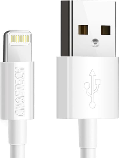Choetech - MFI - USB - Lightning-kabel 1,2m wit - (IP0026 - wit)