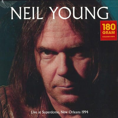 LP Plaat NEIL YOUNG - Live at Superdome, New Orleans 1994 DOR2025H DOL 2015 Europa Rock brown