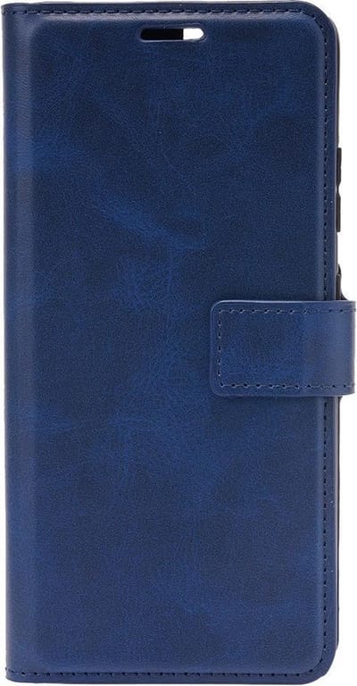 Shop4 - Geschikt voor Samsung Galaxy S21 Plus Hoesje - Wallet Case Business Blauw