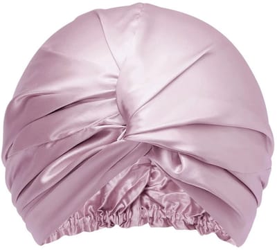 Bovista Zijden Slaapmuts - Satijnen Nachtmuts - Silk Bonnet - Sleep Cap - Haarverzorging - Satin - Verstelbaar - Voor Zacht & Stralend Haar - Licht Roze