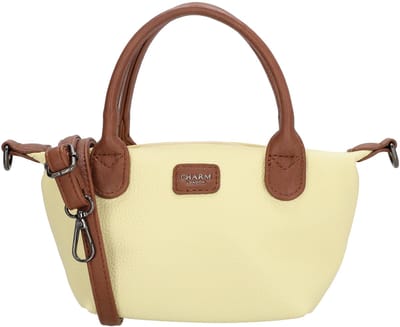 Charm London Buckingham Palace Handtas - Crossbodytas - Schoudertas - Schouderband - Kunstleer - Vegan Leer - Zacht geel