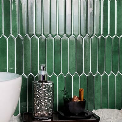 Allecto - 3D Vinyl Wandtegel Stickers - Retro Groen - Peel & Stick Waterproof - 10 Stuks - Muurdecoratie voor Keuken en Badkamer - Geschikt voor El...