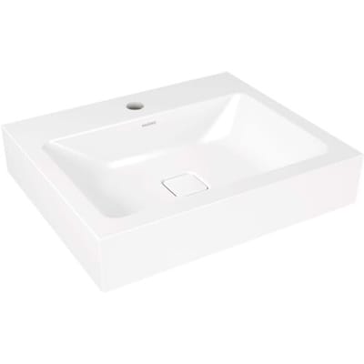 Kaldewei CONO wall-mounted washbasin 3089 with 1 tap hole, 60 cm 902506013001
