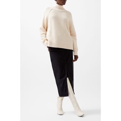 French Connection Keya Popcorn Knit Mozart Jumpr Cream Taglia: XS | Maglioni a maglia Outlet | Donna | Bianco
