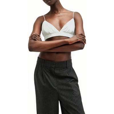 AllSaints Ella Bralette Chalk White Größe: 12 | Bustiers Outlet | Damen | Weiß