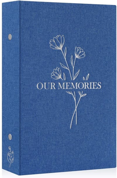Dailygoods- Fotoalbum 10x15 cm - 300 Vellen - Luxe Linnen Hoes - Waterdicht - Zuurvrij - Stofvrij - Verfijnd Ontwerp - Herinneringenboek