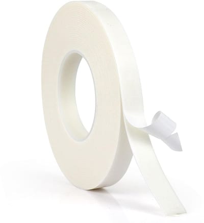 Dubbelzijdig plakband van 1,5 mm dik, hoge hechtkracht, dempend voor handwerk en thuiskantoor, wit (1,5 mm x 18 mm x 10 m)