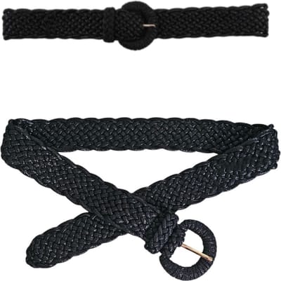 Mooie Dames Heup Riem Zwart -Tailleriem- Broekriem- One Size Elastische Comfort Stretch Belt- Jas, Blouse Topje, Jurk heupriem - Tailleriem- cadeau voor vrouwen| Moederdag Cadeau| Zomercollectie | Jurk| Jassen