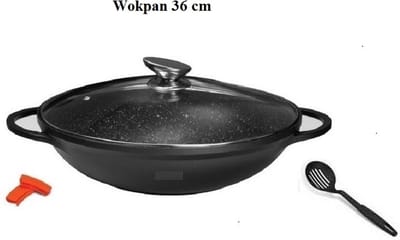 Graniet Wokpan (36 cm) Geschikt voor alle warmtebronnen