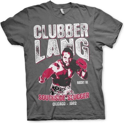 Rocky Heren Tshirt -S- Clubber Lang Grijs