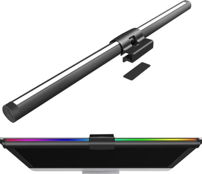 Florixa® Monitorlamp - Monitor Lightbar - Monitorlicht - Monitor Licht - Zwart - 44cm x 2cm x 2cm