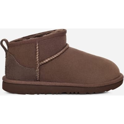 UGG® Classic Ultra Mini voor kinderen  in Brown, Maat 33.5, Dubbelzijdig