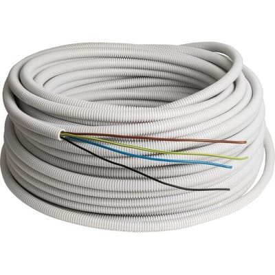 Precaflex Voorbedrade Flexbuis 16mm 3x2,5+1x1,5mm² 25m