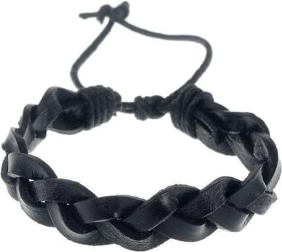 Behave - Unisex leren armband - Verstelbaar - Casual streetstyle