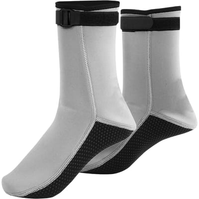 HISEA Snorkelsokken Antislip Anti-koud voor Zwemmen Duiken 3MM Dikte(Grijs XL) grijs